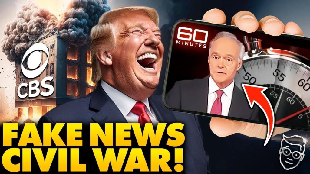 60 Minutes Anchor Has On-Air MELTDOWN Over Trump B Lawsuit, ATTACKS CBS News as Execs Mass RESIGN