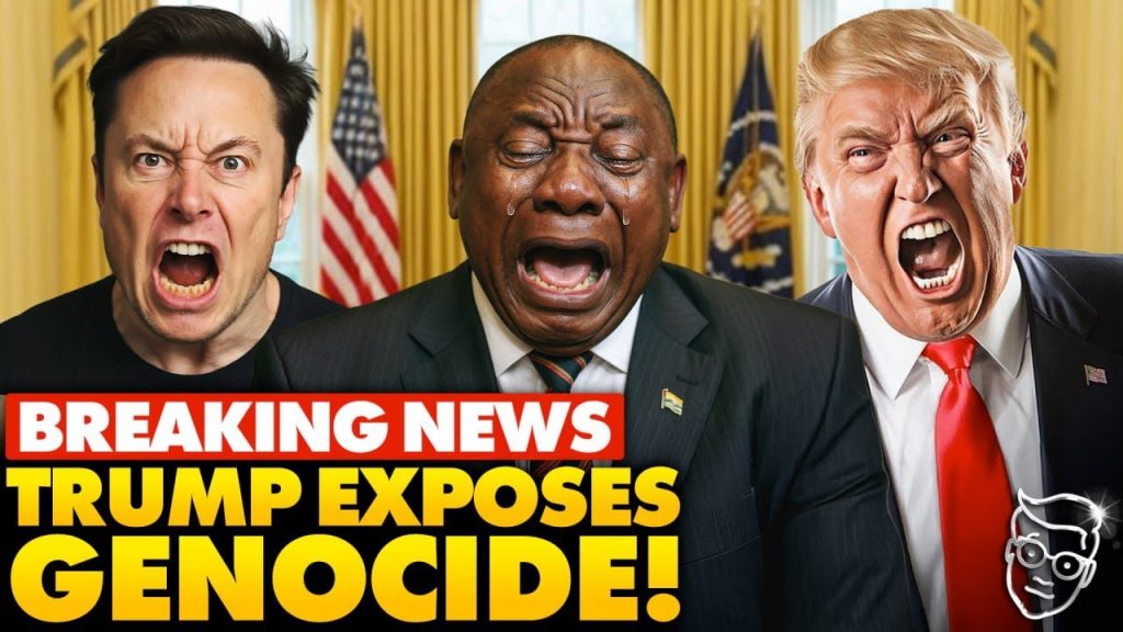 SHOCK: Trump FORCES South African President To Watch White Genocide Video in Oval Office, Then…