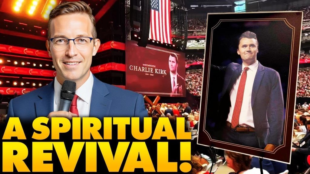 Massive Stadium ROARS In Honor of Charlie Kirk, A Christian American Martyr | ‘REVIVAL’✝️