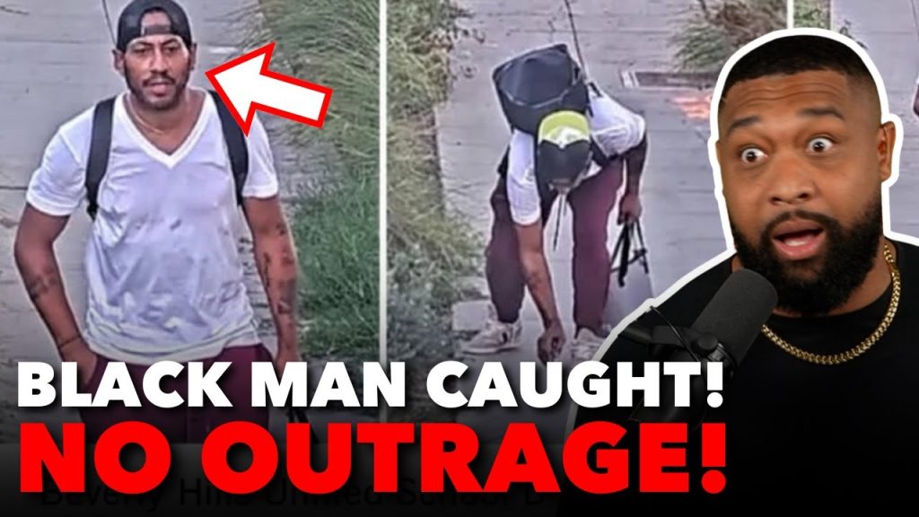 Media SILENT on BLACK Man’s DRAWING Sw*stika Outside Jewish School