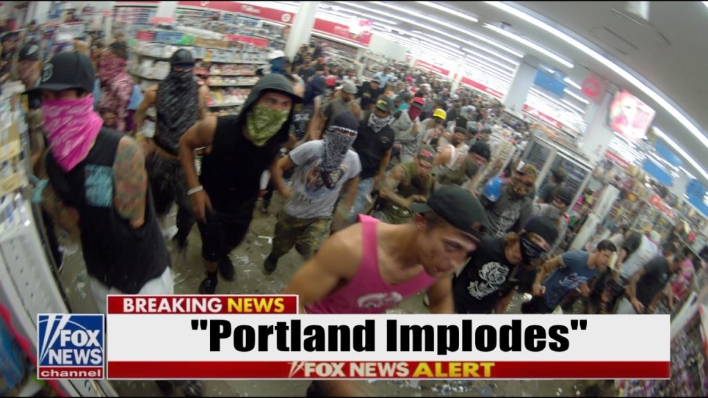 Portland Zombies EMPTY 52 Stores… Mayor FREAKS as “Sanctuary” SELF DESTRUCTS