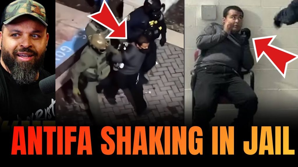 Fat Antifa Rioter Arrested and SHAKES uncontrollably in Jail in Portland Fat Antifa Rioter Arrested and SHAKES uncontrollably in Jail in Portland