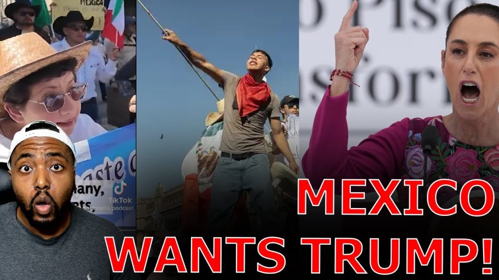 Liberals FUME As Pro Trump Mexicans BEG FOR HIS HELP During Protests Against WOKE President & Cartel