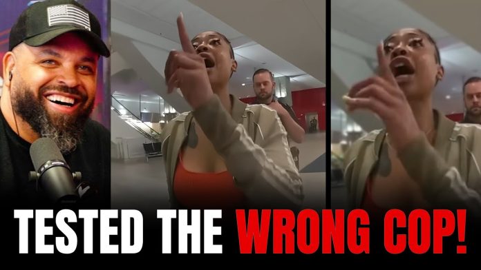 Unruly Woman Challenges the Wrong Cop Watch What Happens Next!