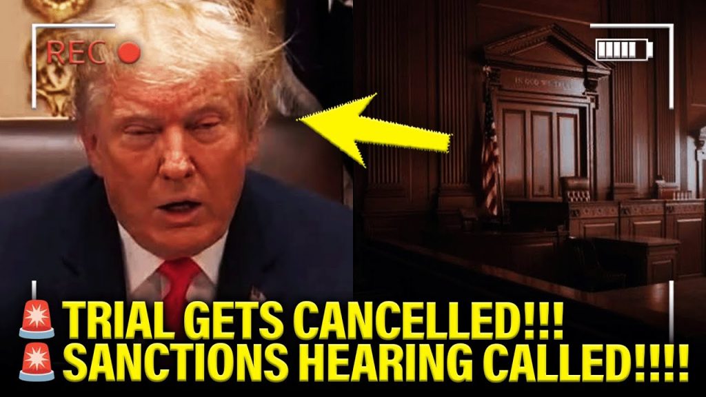 Trump INSTANTLY Faces SANCTIONS as Trial IS CANCELLED