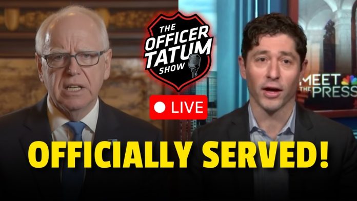 BREAKING: Tim Walz, Jacob Frey OFFICIALLY SERVED In CRIMINAL investigation IMPEDING ICE
