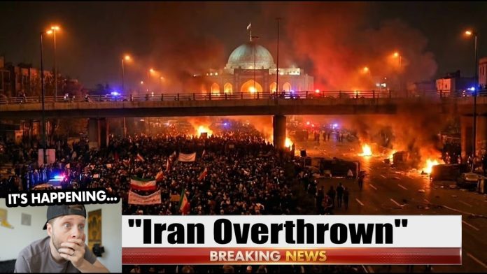 TEHRAN IN FLAMES... Ayatollah FLEES as Trump Tells Protesters "STRIKES IMMINENT"