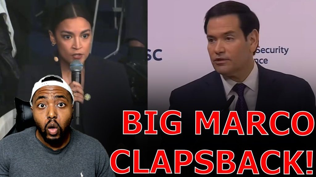Marco Rubio CLAPS BACK At AOC And Democrats Trashing Trump And America On The World Stage!