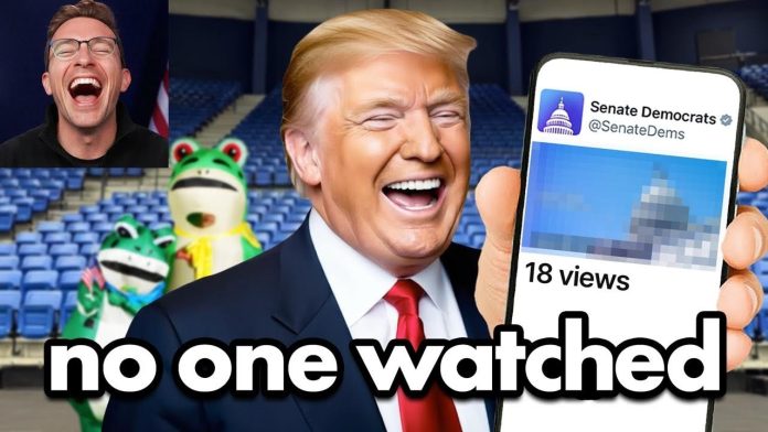 Democrats CRINGE Trump Protest EMPTY! Gets ZERO Views… Gay Frogs?!