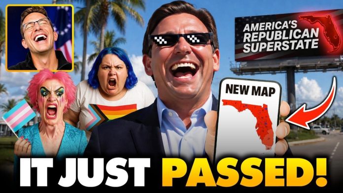 🚨BREAKING: Florida Passes MASSIVE Red Map with HUGE GOP Gains | Libs SCREAM on State House Floor