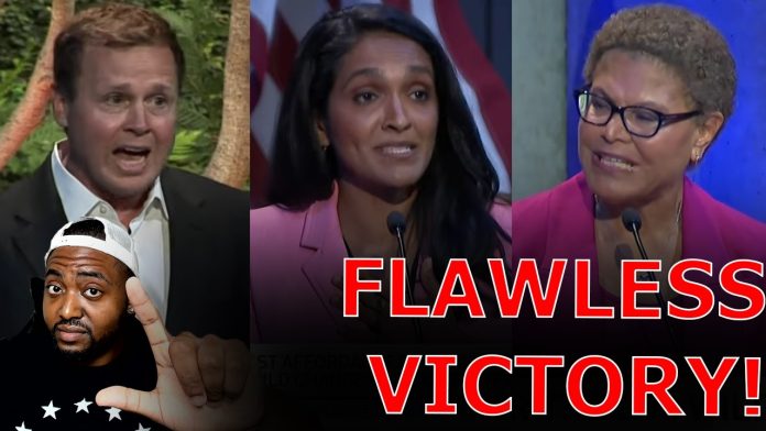 Republican DESTROYS WOKE Democrat Mayor & Socialist AT THE SAME TIME On Stage During LA Mayor Debate
