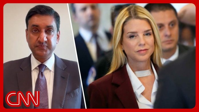 Lawmaker reveals details of Bondi's Epstein files closed-door interview