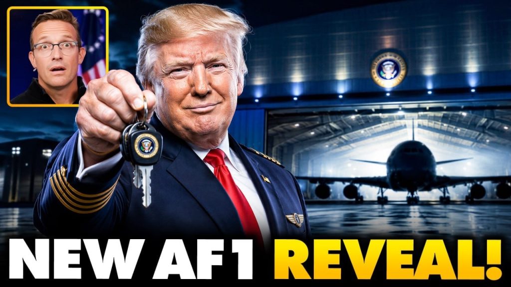 Trump Unveils The NEW Air Force One LIVE At Military Base, Stunned Reporters Left Gasping…✈️
