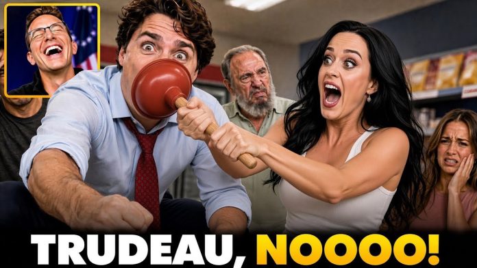Katy Perry FORCES Justin Trudeau into FINAL Humiliation Ritual With Toilet Plunger! The Downfall is😬
