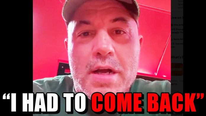 Joe Rogan comes back to politics... You won't believe who he's calling out!!